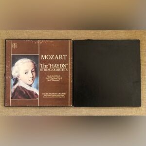MOZART The “Haydn” String Quartets HUNGARIAN QUARTET Vox LP Box SVBX 589 Vinyl